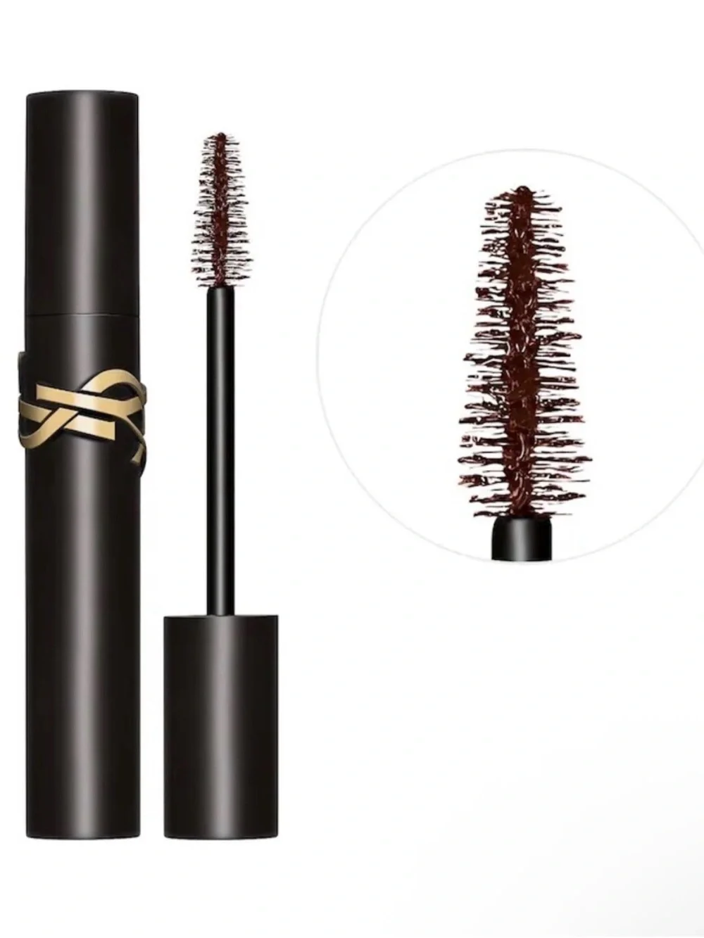 YSL Lash Clash Extreme Volume Mascara Shade 2 Uninhibited Brown NIB NWT